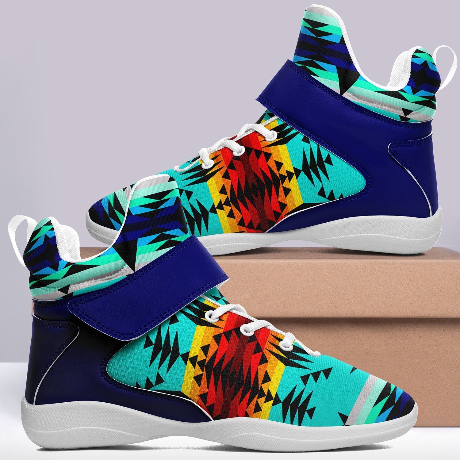 Between the Mountains Kid's Ipottaa Basketball / Sport High Top Shoes 49 Dzine