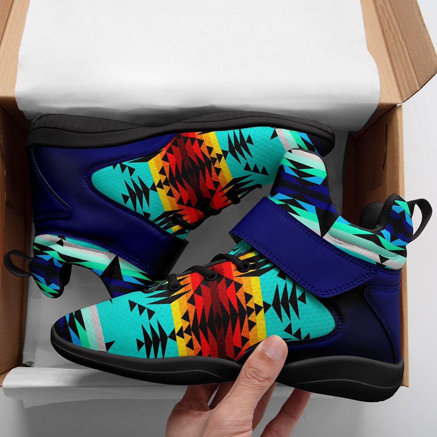 Between the Mountains Kid's Ipottaa Basketball / Sport High Top Shoes 49 Dzine