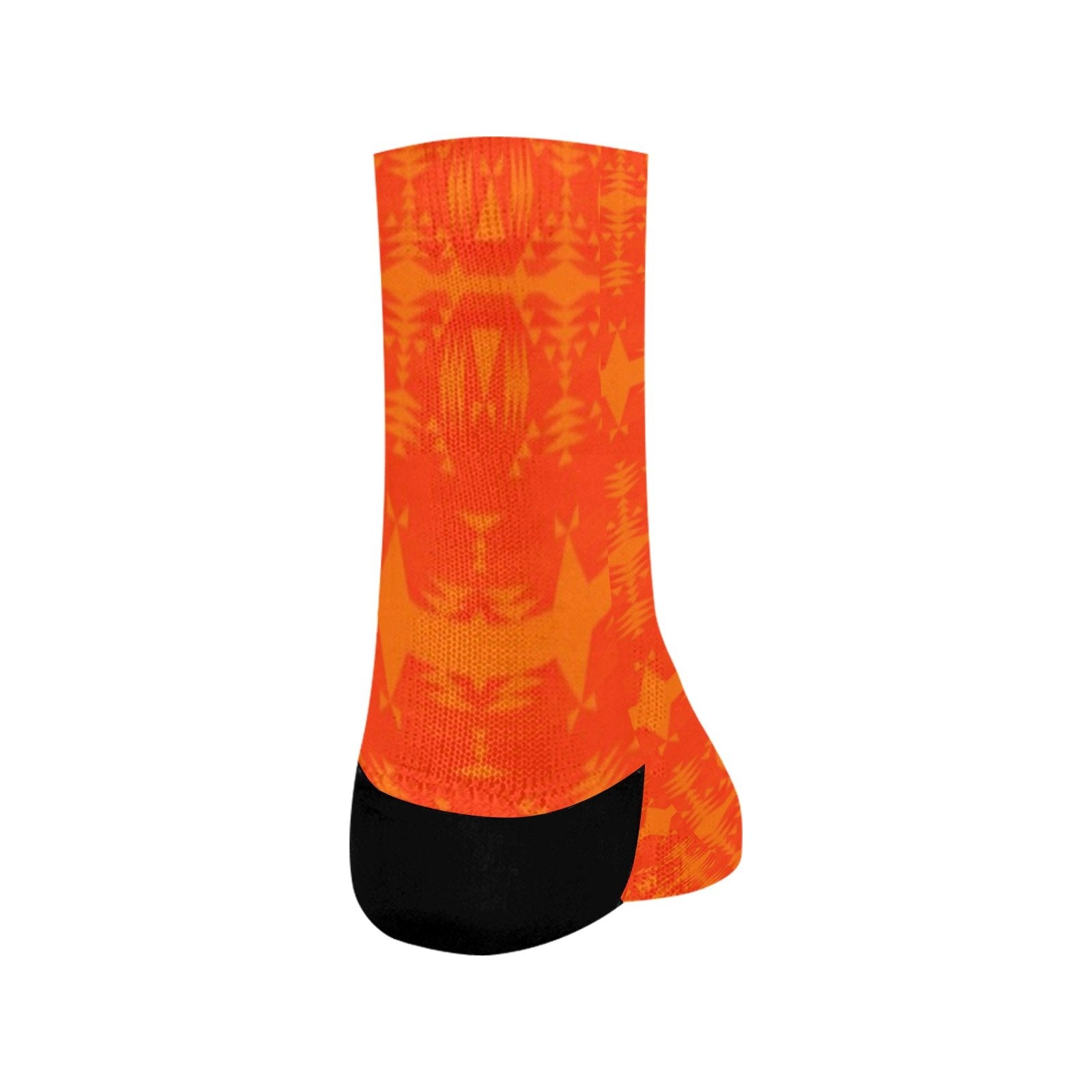 Between the Mountains Orange Crew Socks Crew Socks e-joyer