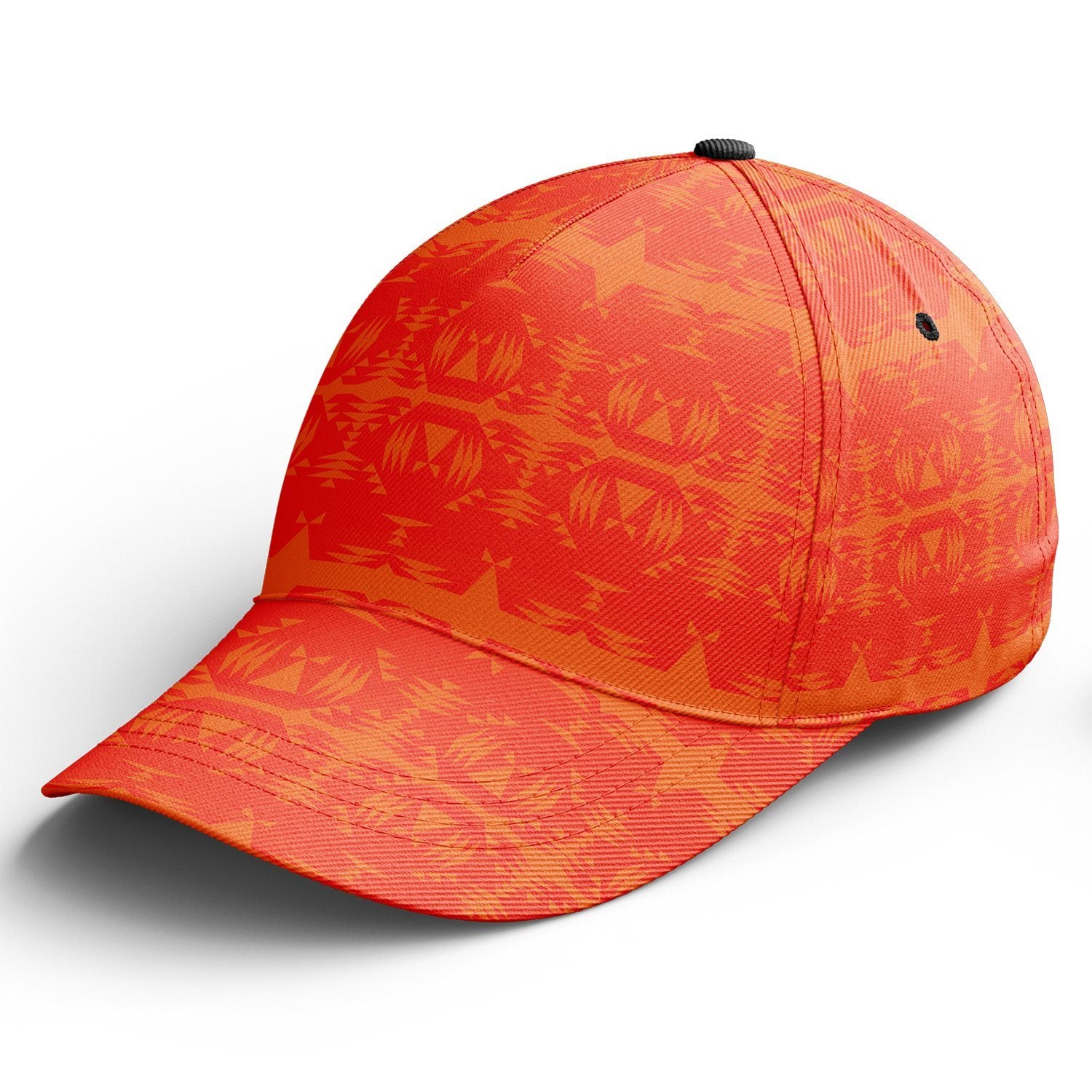 Between the Mountains Orange Snapback Hat hat Herman