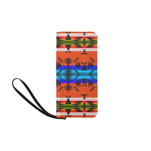 Between the Mountains Orange Women's Clutch Purse (Model 1637) Women's Clutch Purse (1637) e-joyer
