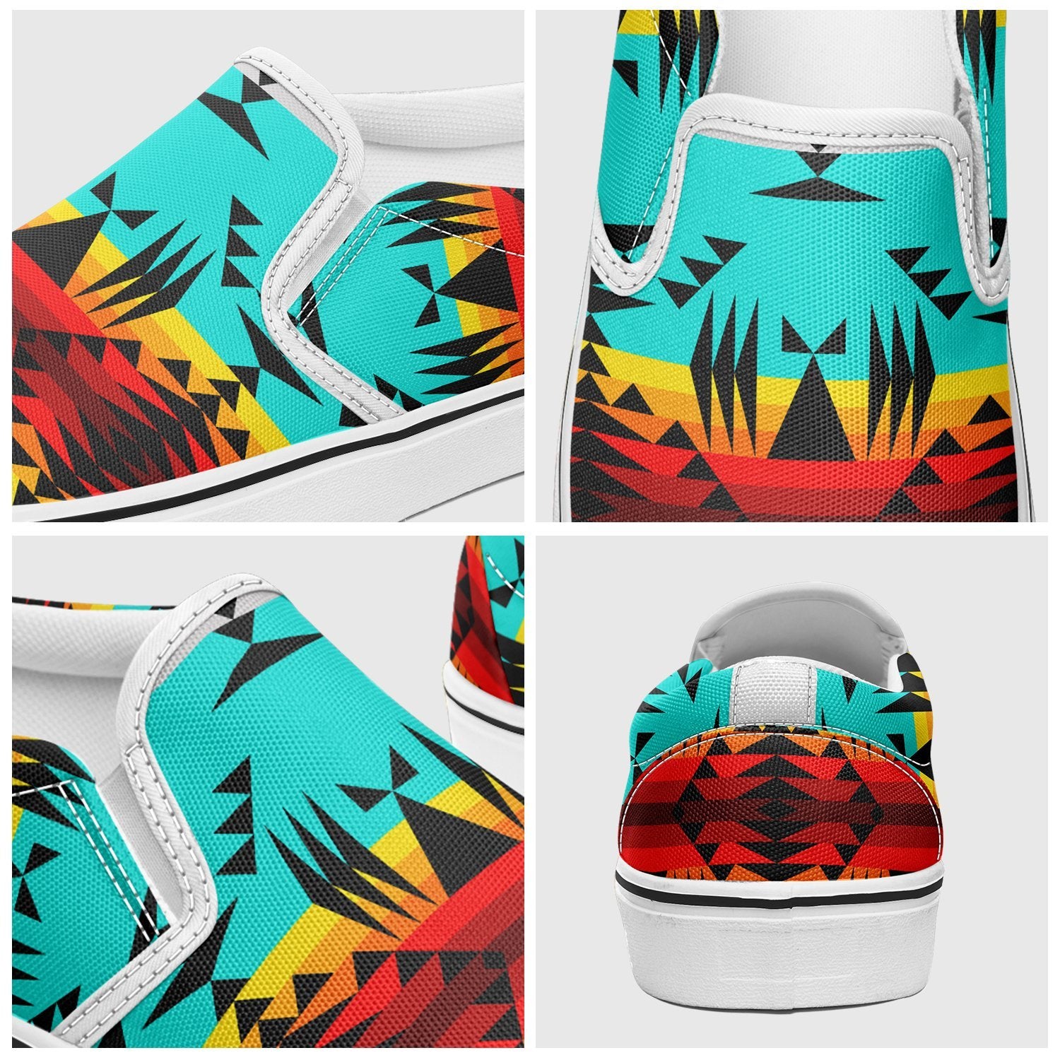 Between the Mountains Otoyimm Canvas Slip On Shoes 49 Dzine