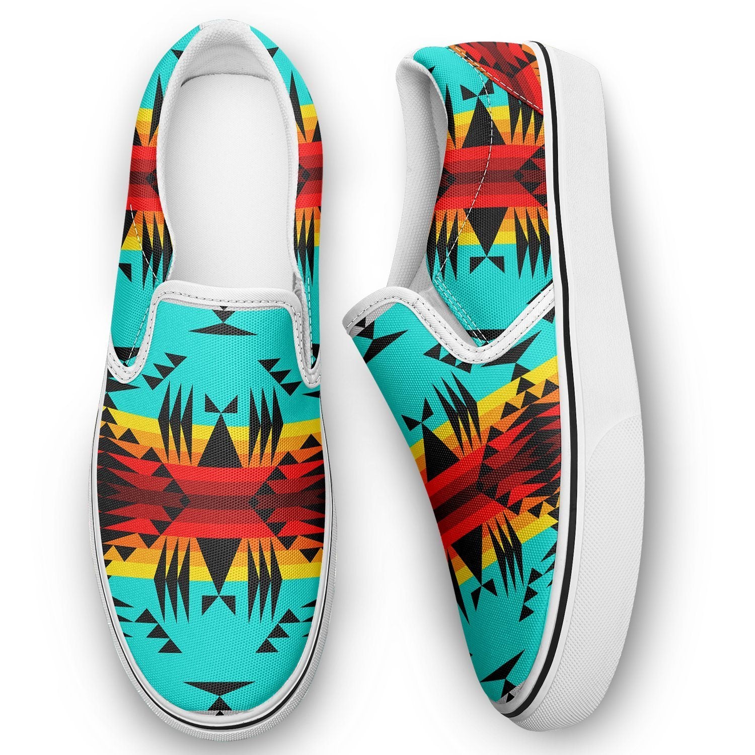 Between the Mountains Otoyimm Kid's Canvas Slip On Shoes 49 Dzine