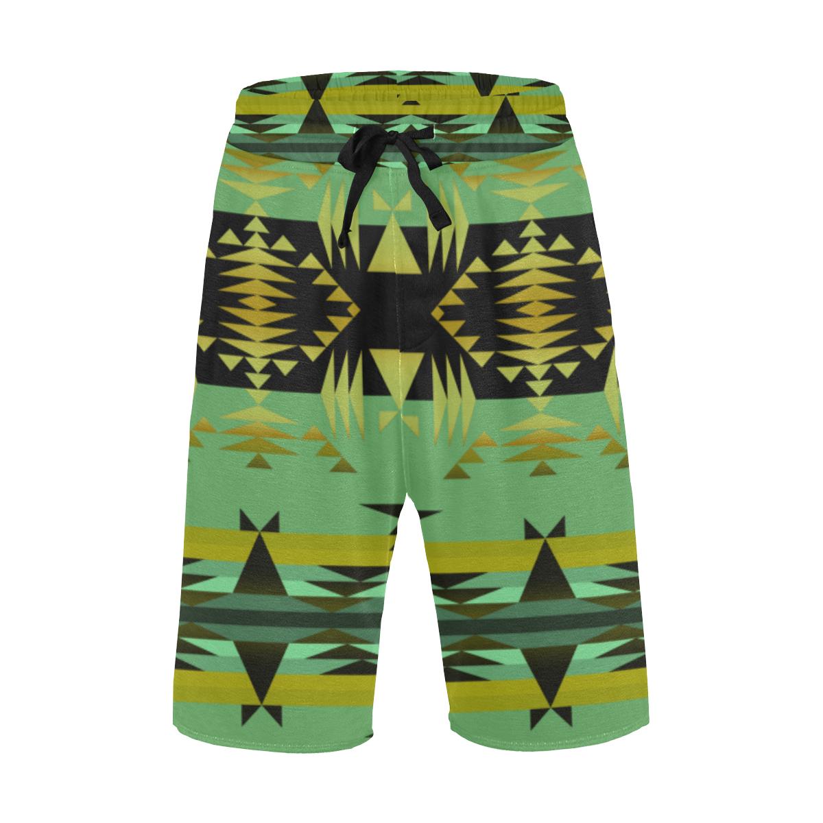 Between the Mountains Sage Men's All Over Print Casual Shorts (Model L23) Men's Casual Shorts (L23) e-joyer