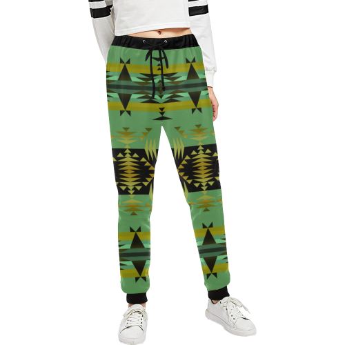 Between the Mountains Sage Women's All Over Print Sweatpants (Model L11) Women's All Over Print Sweatpants (L11) e-joyer
