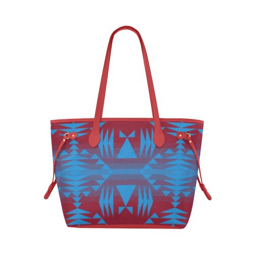 Between the Mountains Sierra Deep Lake Clover Canvas Tote Bag (Model 1661) Clover Canvas Tote Bag (1661) e-joyer