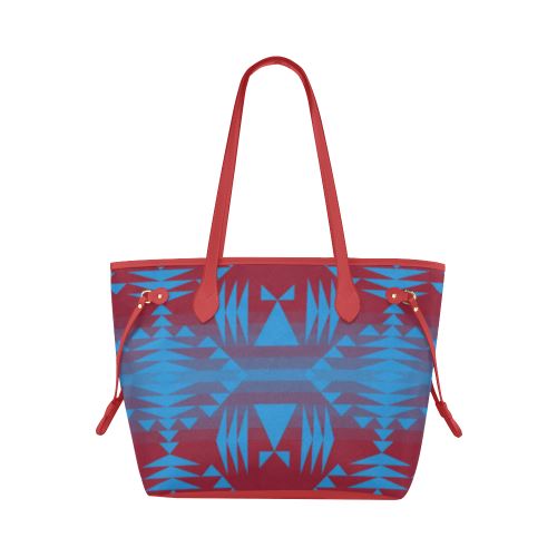 Between the Mountains Sierra Deep Lake Clover Canvas Tote Bag (Model 1661) Clover Canvas Tote Bag (1661) e-joyer