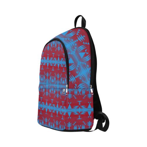 Between the Mountains Sierra Deep Lake Fabric Backpack for Adult (Model 1659) Casual Backpack for Adult (1659) e-joyer