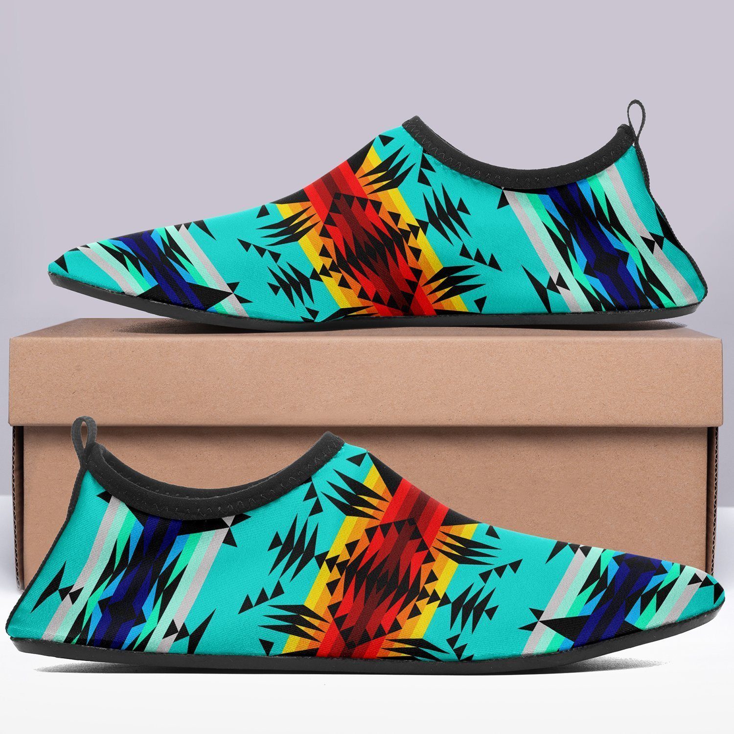 Between the Mountains Sockamoccs Kid's Slip On Shoes 49 Dzine