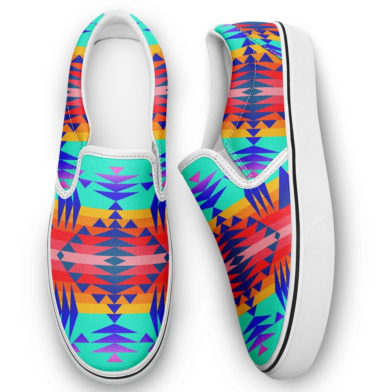Between the Mountains Spring Otoyimm Canvas Slip On Shoes 49 Dzine
