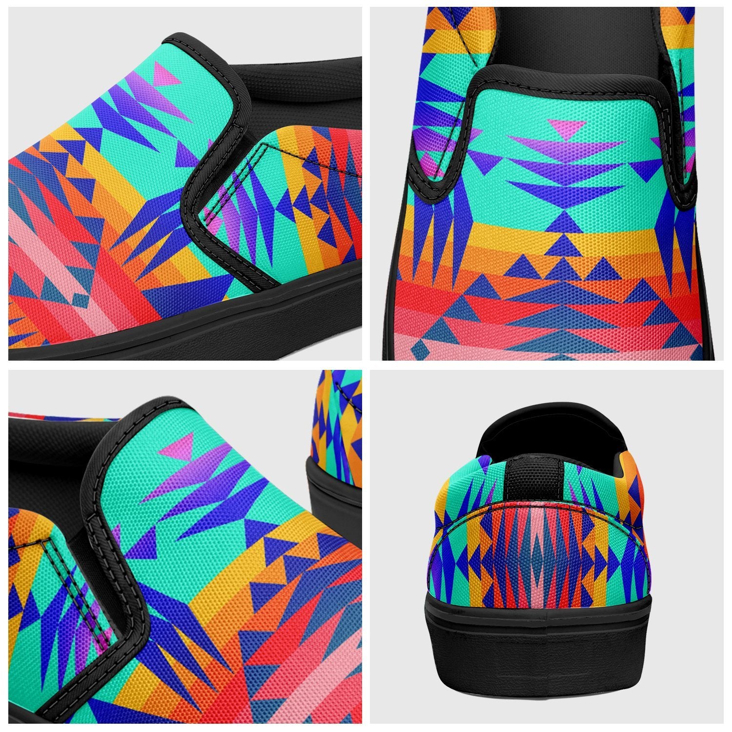 Between the Mountains Spring Otoyimm Canvas Slip On Shoes 49 Dzine