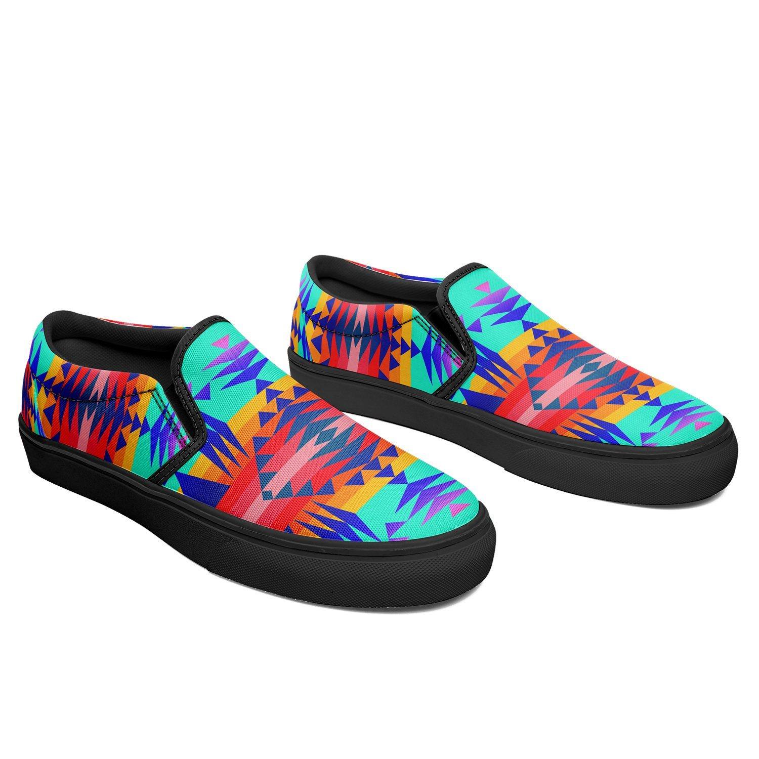 Between the Mountains Spring Otoyimm Kid's Canvas Slip On Shoes 49 Dzine