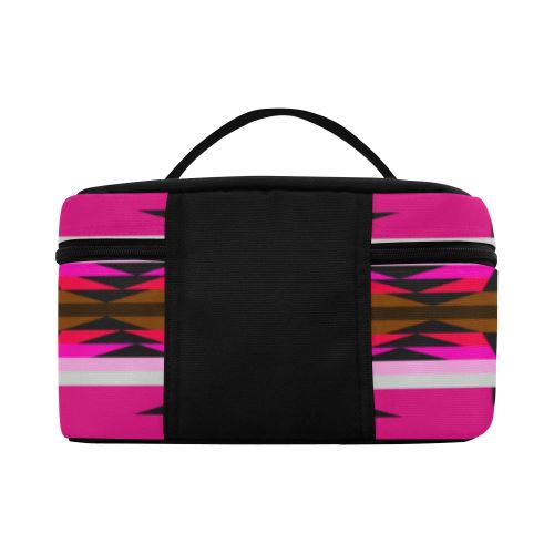 Between the Mountains Sunset Cosmetic Bag/Large (Model 1658) Cosmetic Bag e-joyer