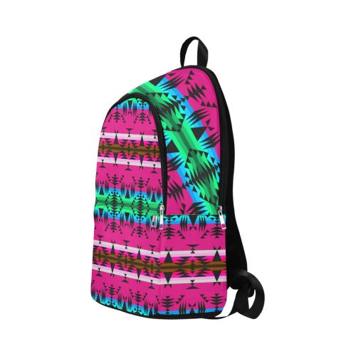 Between the Mountains Sunset Fabric Backpack for Adult (Model 1659) Casual Backpack for Adult (1659) e-joyer