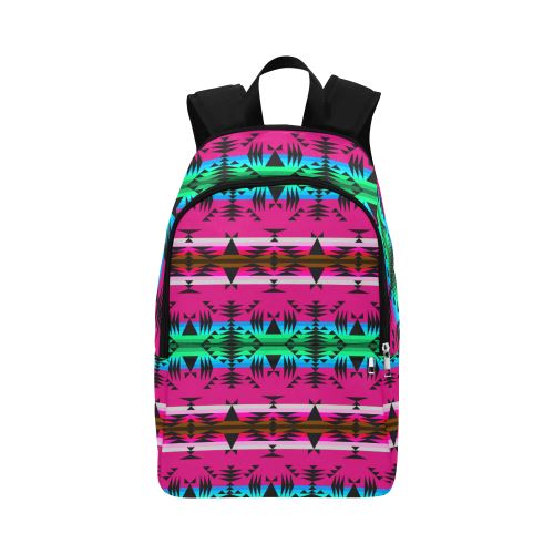 Between the Mountains Sunset Fabric Backpack for Adult (Model 1659) Casual Backpack for Adult (1659) e-joyer