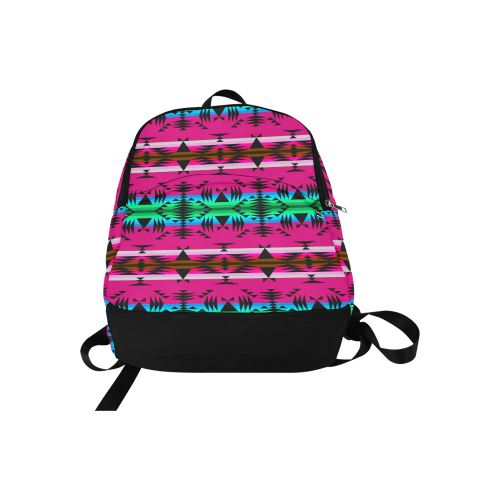 Between the Mountains Sunset Fabric Backpack for Adult (Model 1659) Casual Backpack for Adult (1659) e-joyer