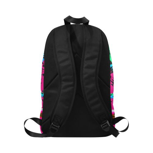 Between the Mountains Sunset Fabric Backpack for Adult (Model 1659) Casual Backpack for Adult (1659) e-joyer