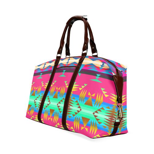Between the Mountains Sunset Sky Classic Travel Bag (Model 1643) Remake Classic Travel Bags (1643) e-joyer