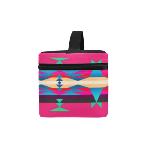 Between the Mountains Sunset Sky Cosmetic Bag/Large (Model 1658) Cosmetic Bag e-joyer
