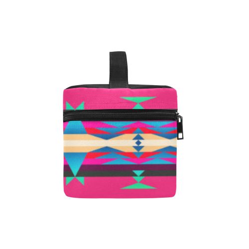 Between the Mountains Sunset Sky Cosmetic Bag/Large (Model 1658) Cosmetic Bag e-joyer