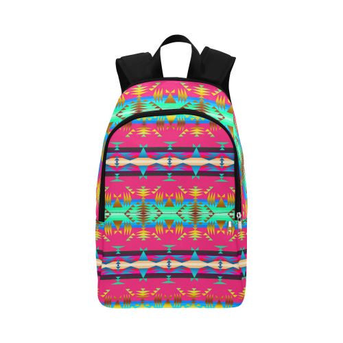 Between the Mountains Sunset Sky Fabric Backpack for Adult (Model 1659) Casual Backpack for Adult (1659) e-joyer