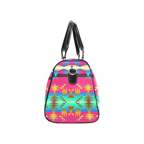 Between the Mountains Sunset Sky New Waterproof Travel Bag/Large (Model 1639) Waterproof Travel Bags (1639) e-joyer