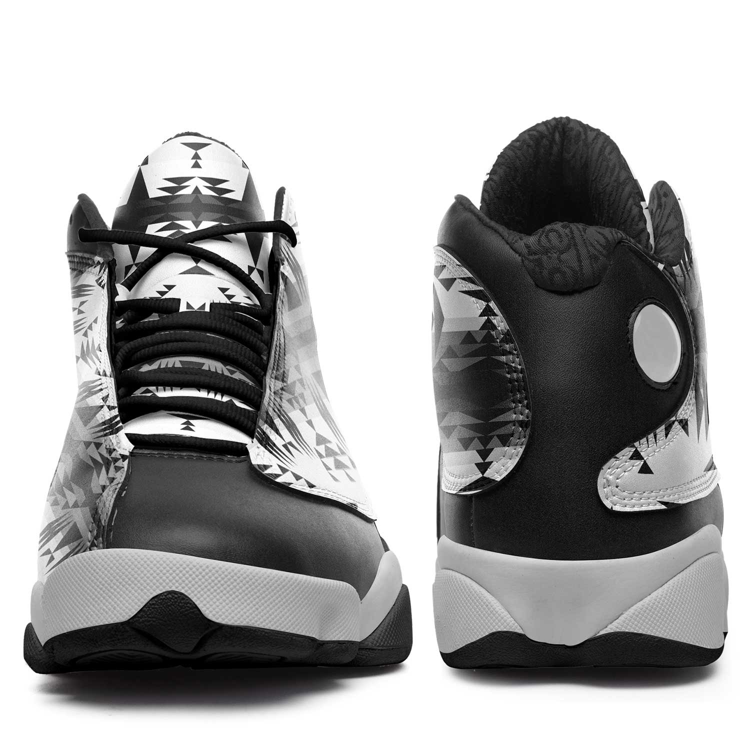 Between the Mountains White and Black Athletic Shoes Herman