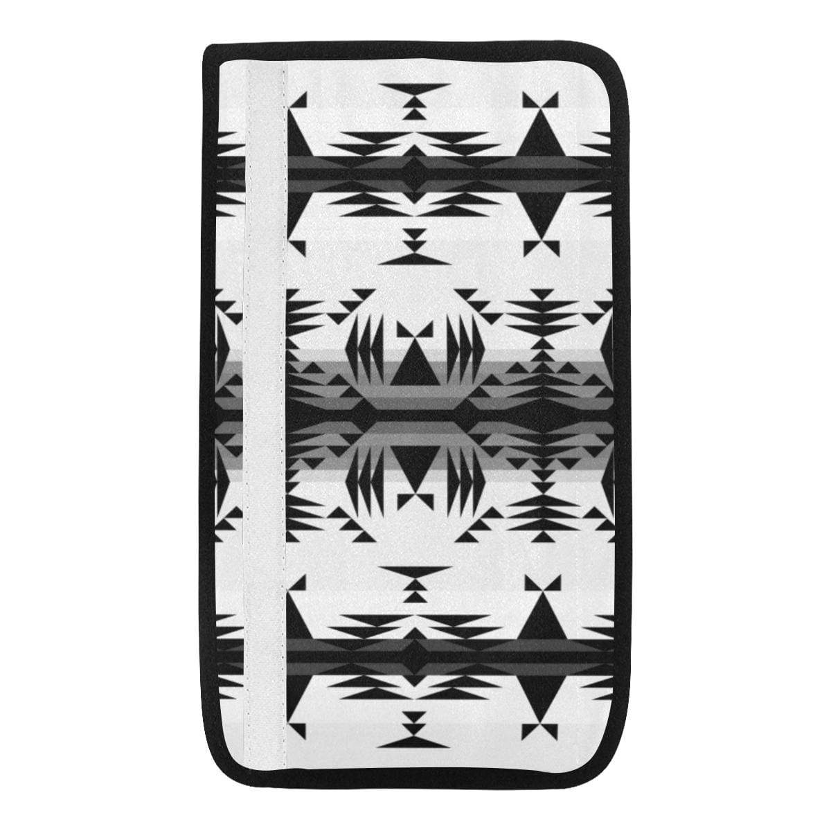 Between the Mountains White and Black Car Seat Belt Cover 7''x12.6'' Car Seat Belt Cover 7''x12.6'' e-joyer