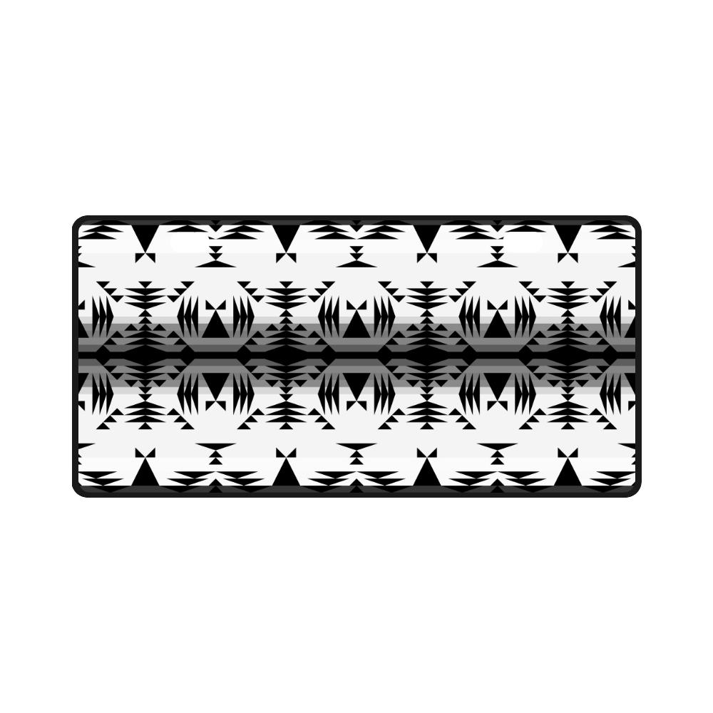 Between the Mountains White and Black License Plate License Plate e-joyer