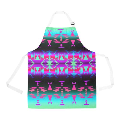 Between the Rocky Mountains All Over Print Apron All Over Print Apron e-joyer