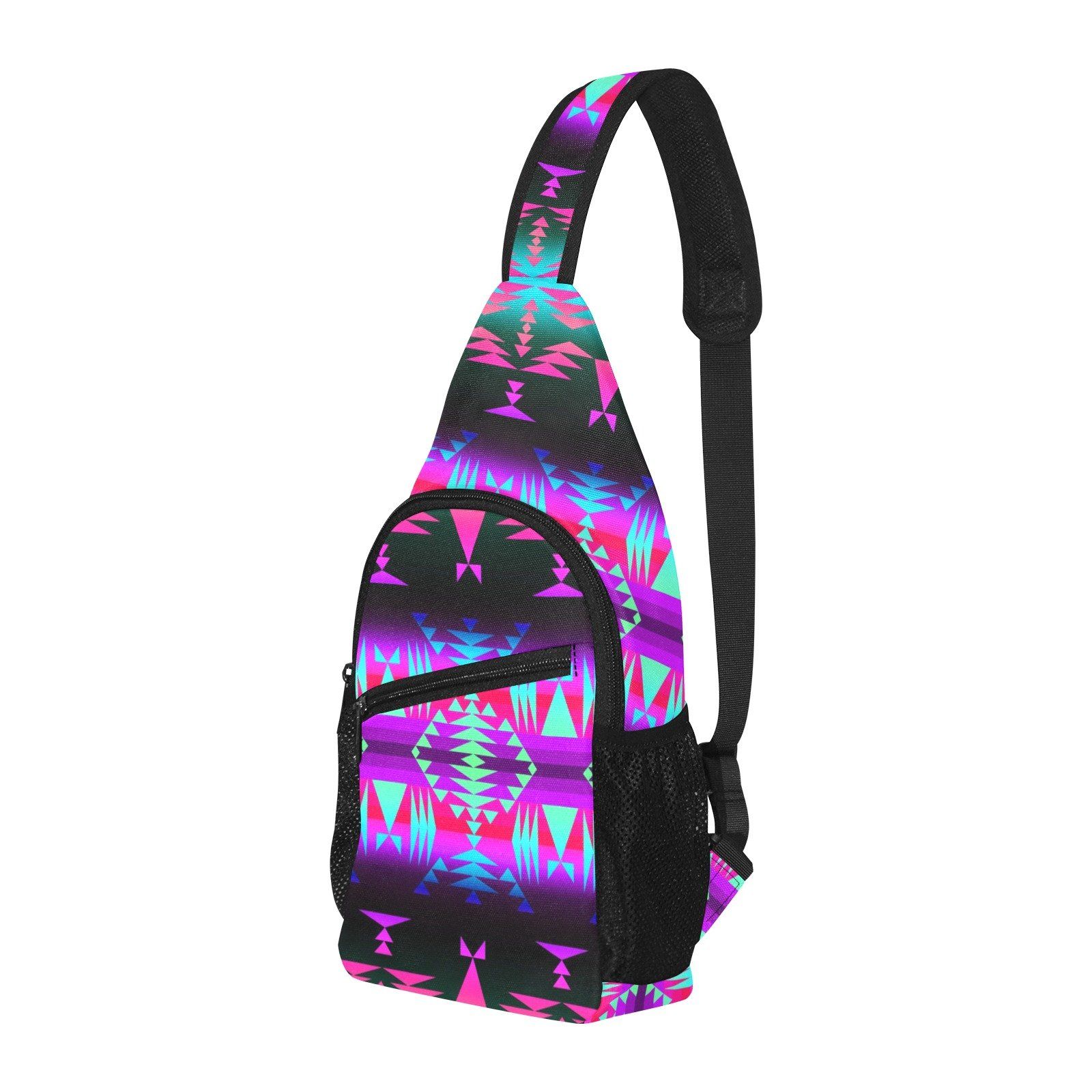 Between the Rocky Mountains All Over Print Chest Bag (Model 1719) All Over Print Chest Bag (1719) e-joyer