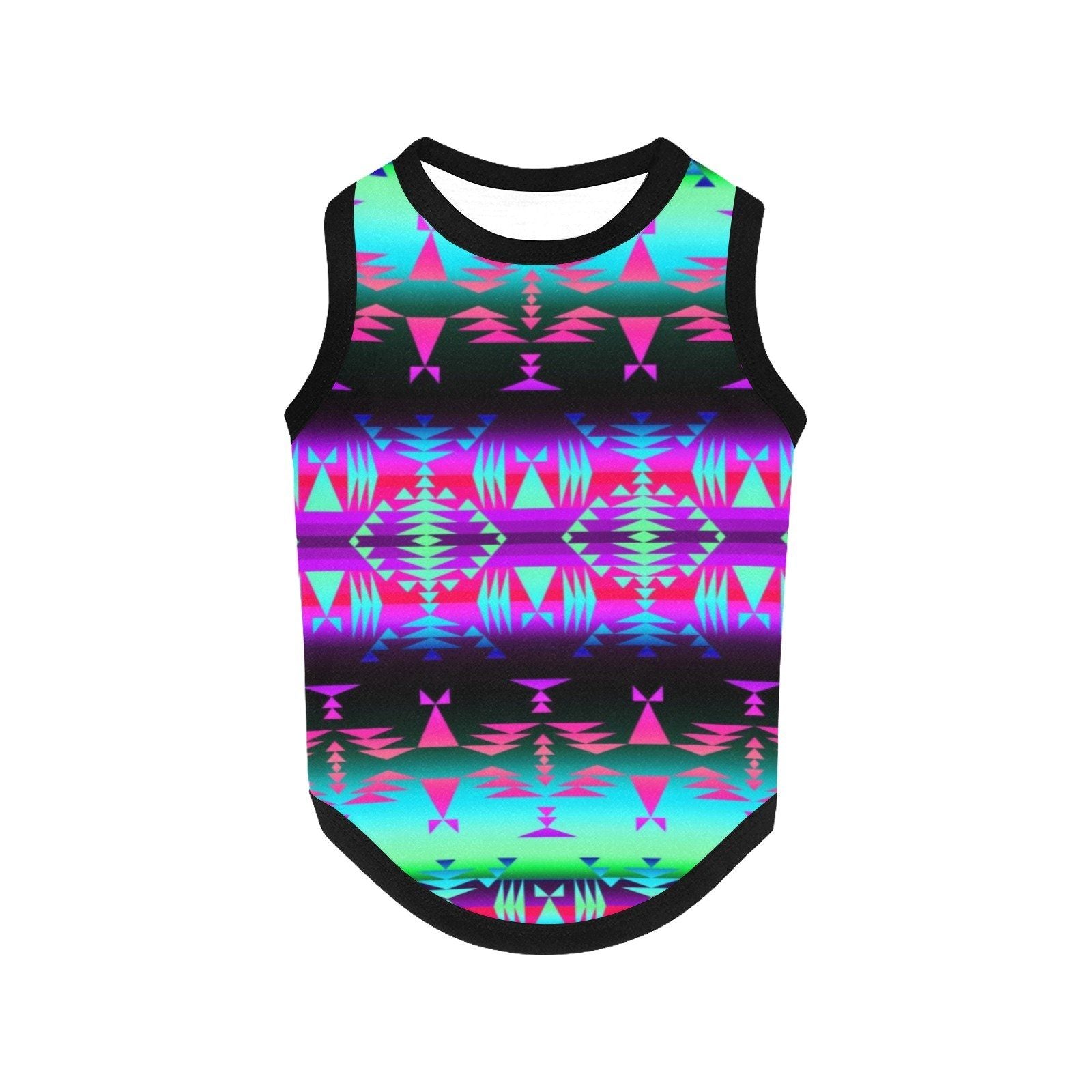 Between the Rocky Mountains All Over Print Pet Tank Top Pet Tank Top e-joyer