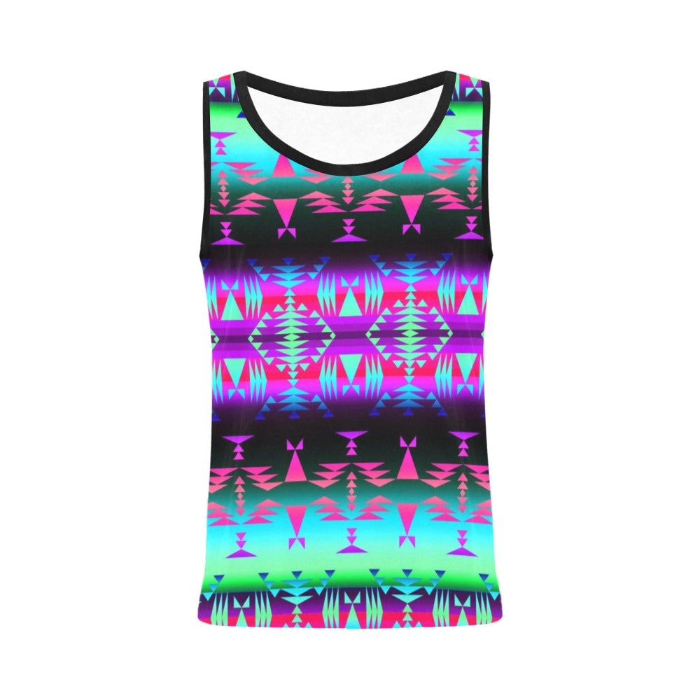 Between the Rocky Mountains All Over Print Tank Top for Women (Model T43) All Over Print Tank Top for Women (T43) e-joyer