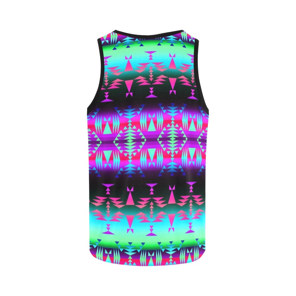 Between the Rocky Mountains All Over Print Tank Top for Women (Model T43) All Over Print Tank Top for Women (T43) e-joyer