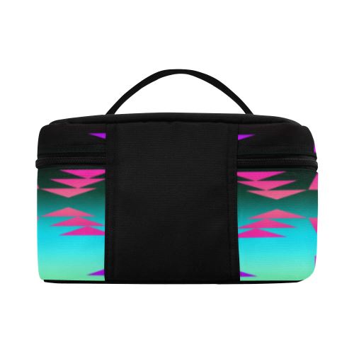 Between the Rocky Mountains Cosmetic Bag/Large (Model 1658) Cosmetic Bag e-joyer