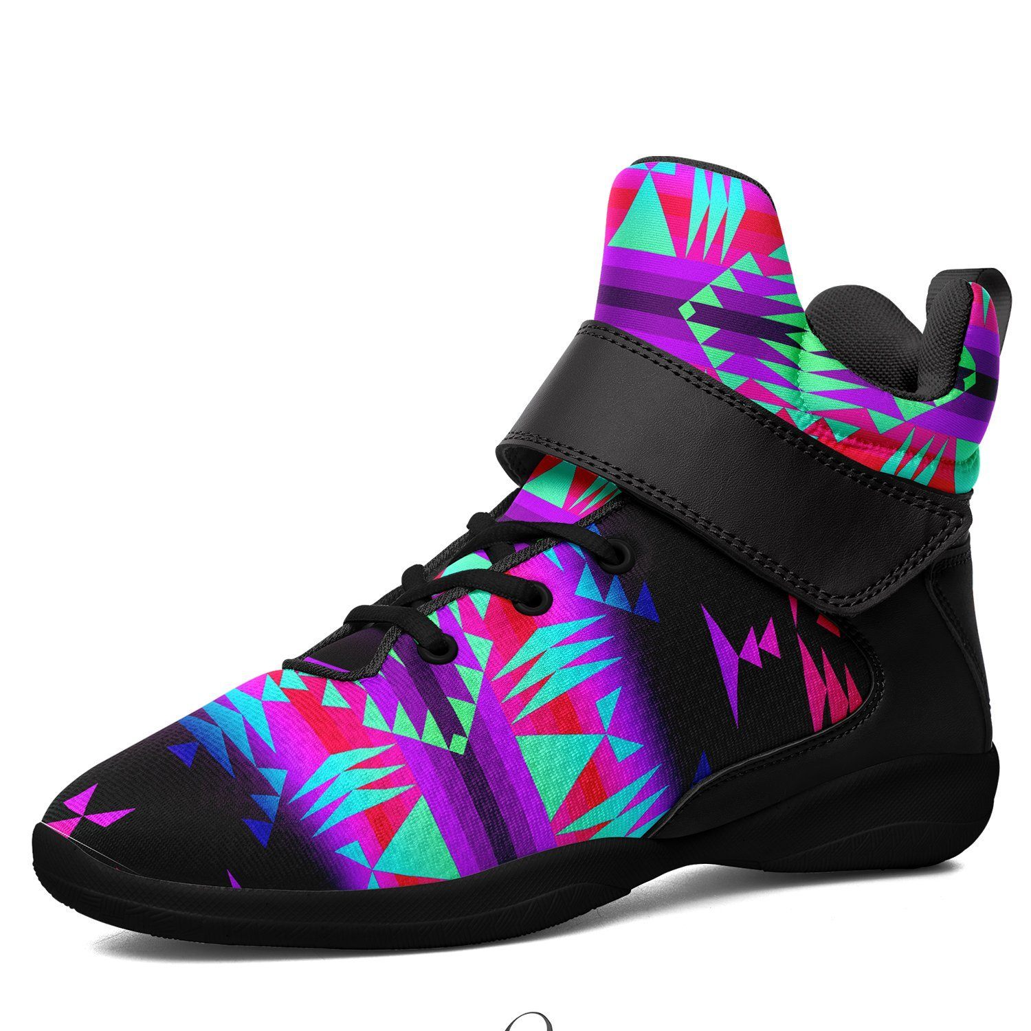 Between the Rocky Mountains Kid's Ipottaa Basketball / Sport High Top Shoes 49 Dzine US Child 12.5 / EUR 30 Black Sole with Black Strap