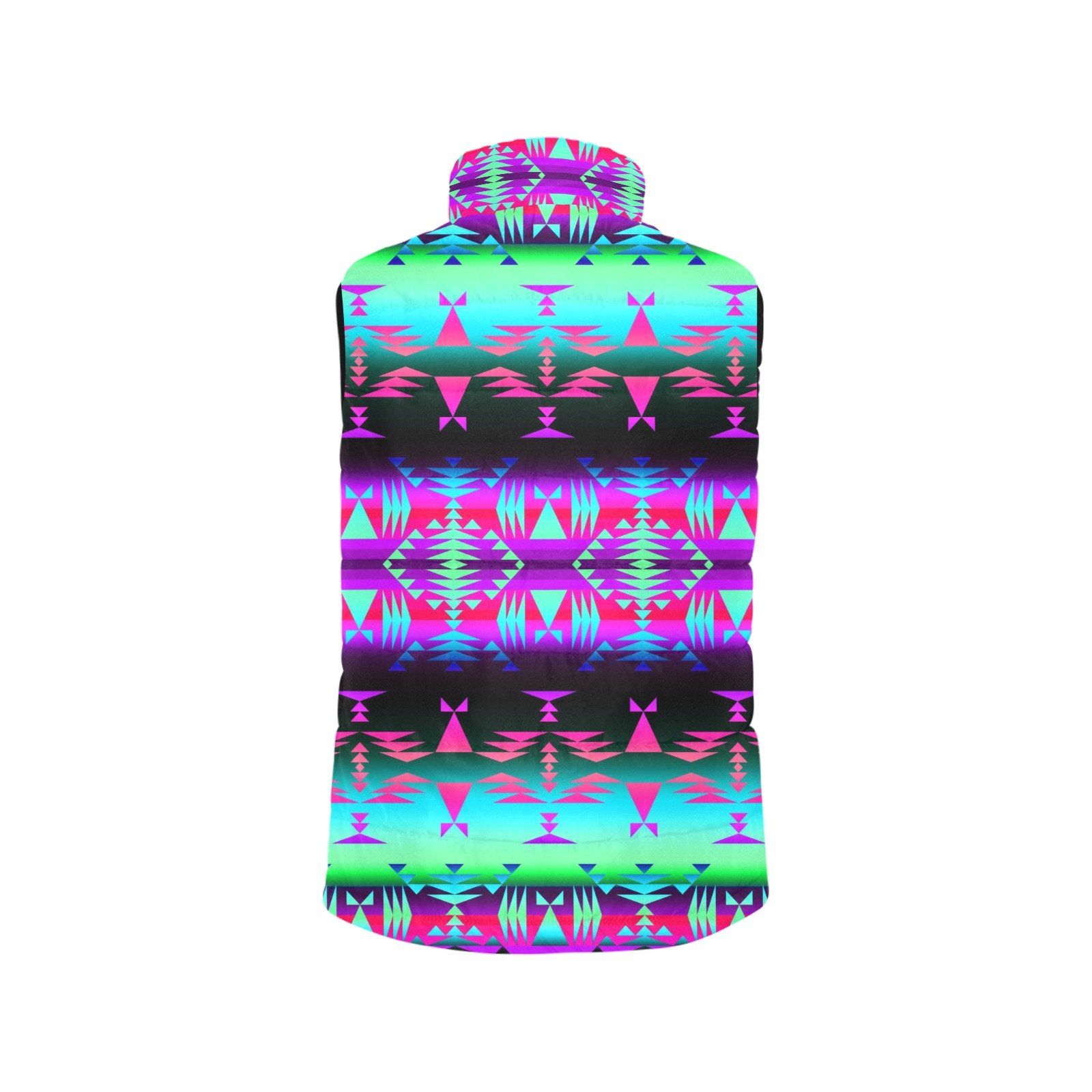 Between the Rocky Mountains Men's Padded Vest Jacket (Model H44) Men's Padded Vest Jacket (H44) e-joyer