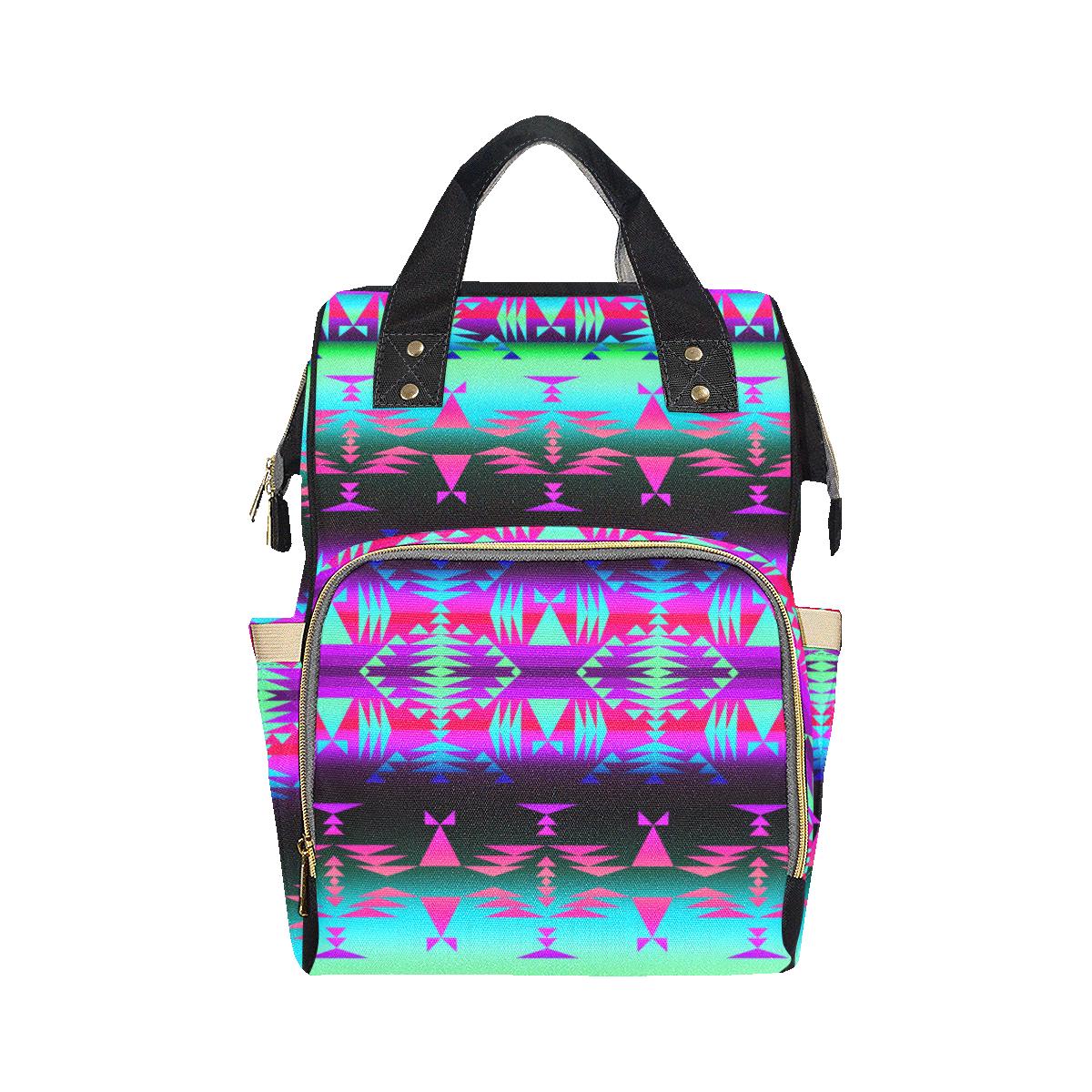 Between the Rocky Mountains Multi-Function Diaper Backpack (Model 1688) Diaper Backpack (1688) e-joyer
