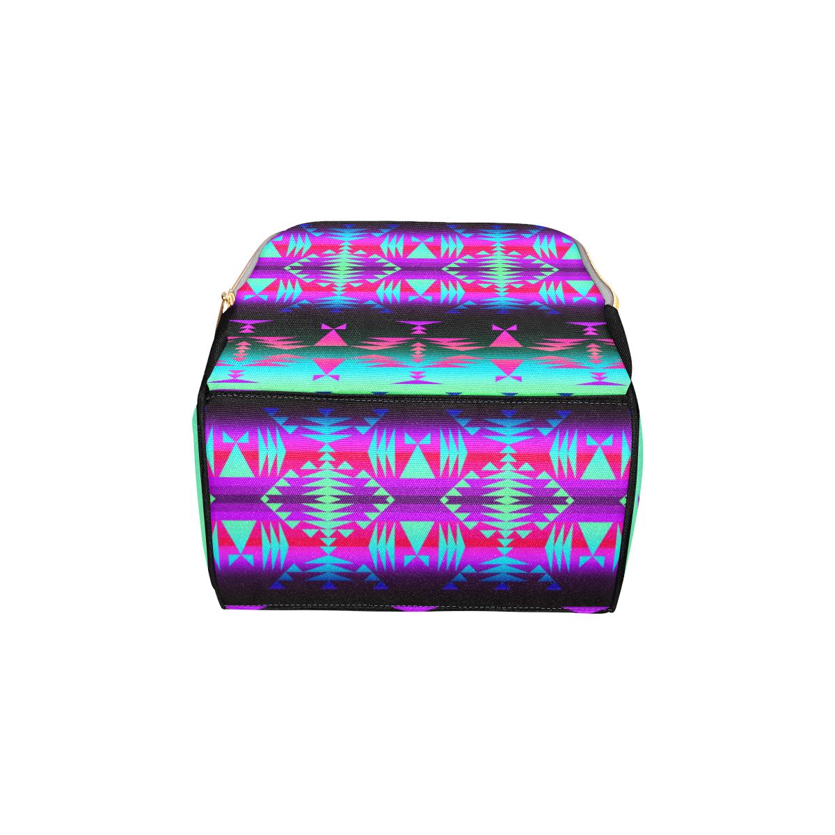 Between the Rocky Mountains Multi-Function Diaper Backpack (Model 1688) Diaper Backpack (1688) e-joyer