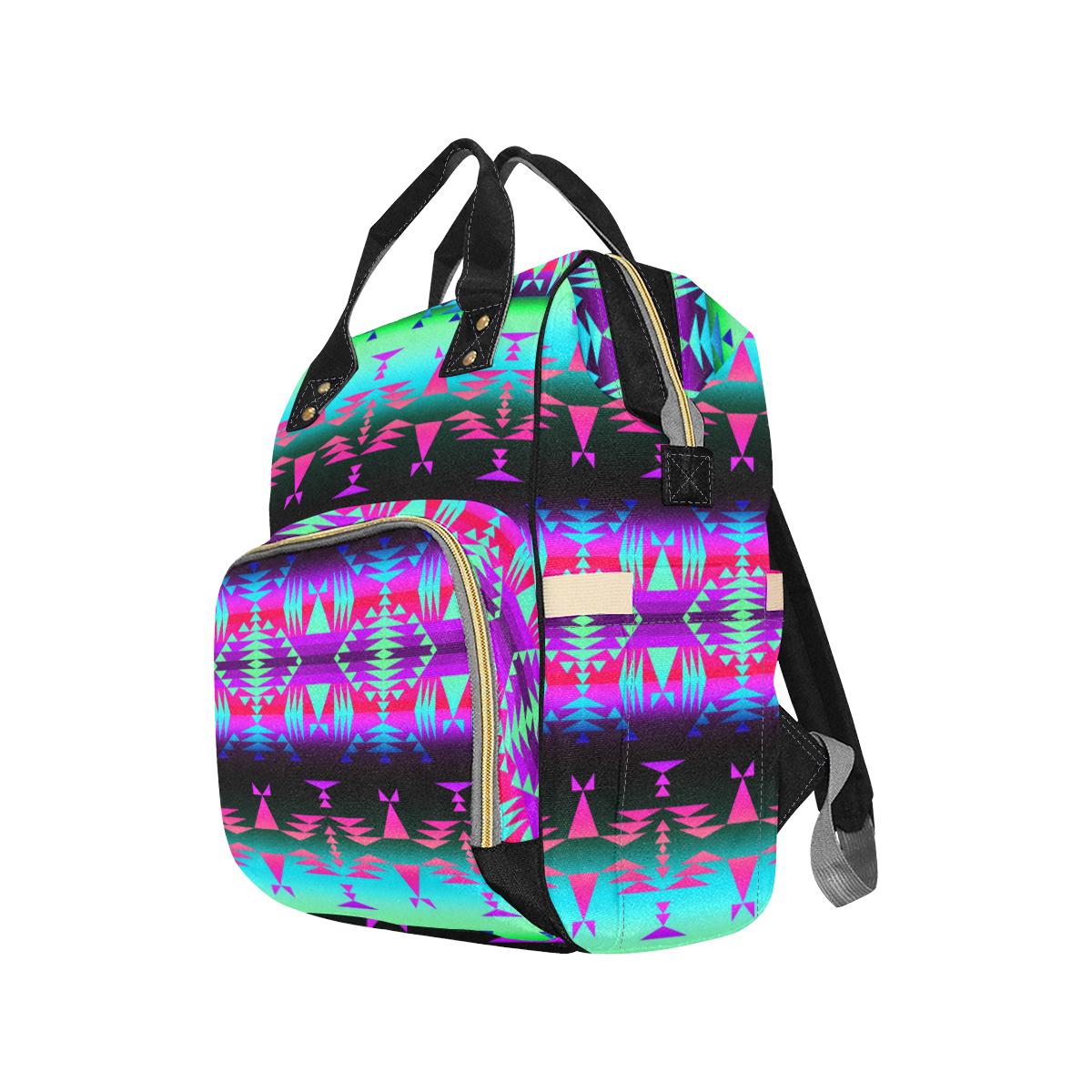 Between the Rocky Mountains Multi-Function Diaper Backpack (Model 1688) Diaper Backpack (1688) e-joyer