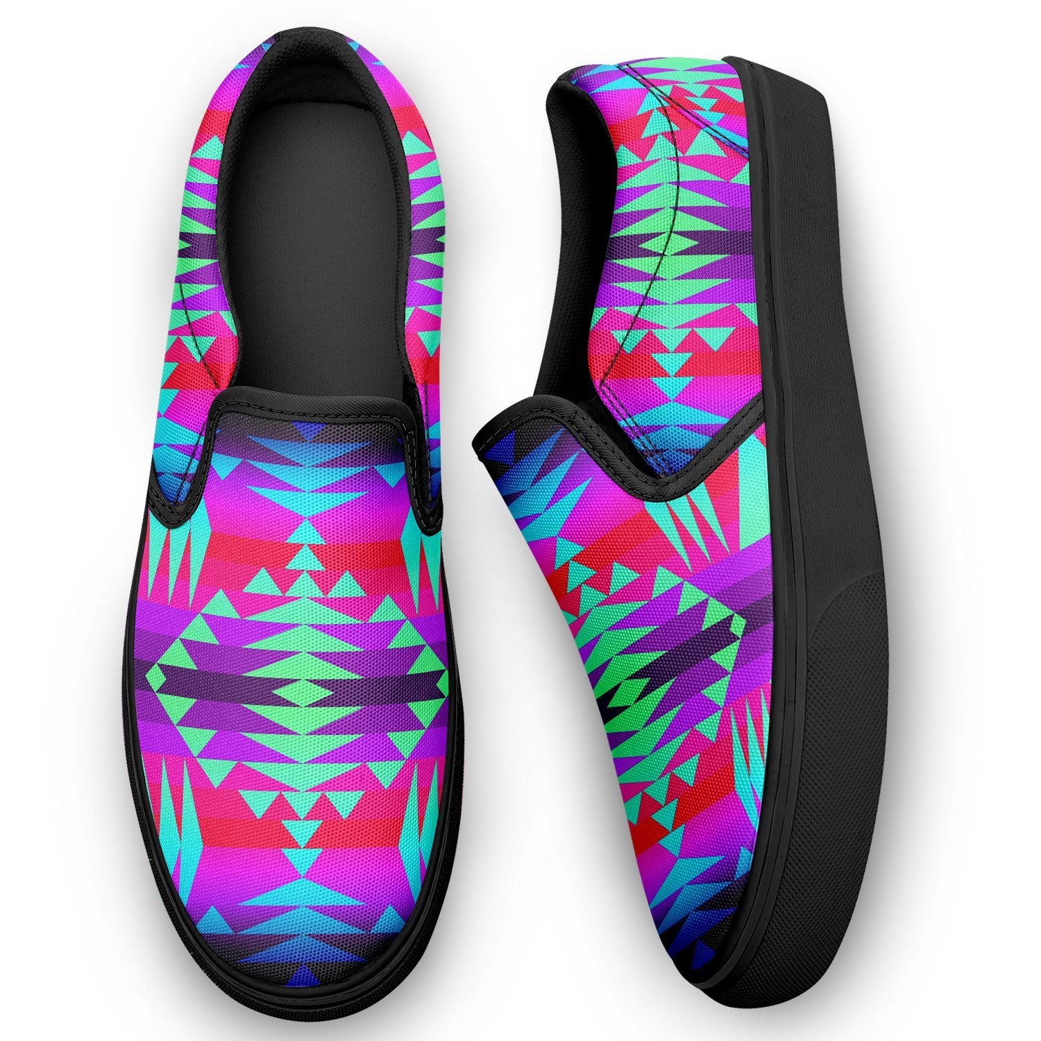 Between the Rocky Mountains Otoyimm Canvas Slip On Shoes 49 Dzine