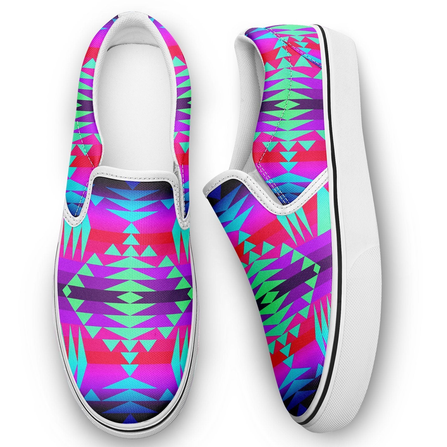 Between the Rocky Mountains Otoyimm Canvas Slip On Shoes 49 Dzine