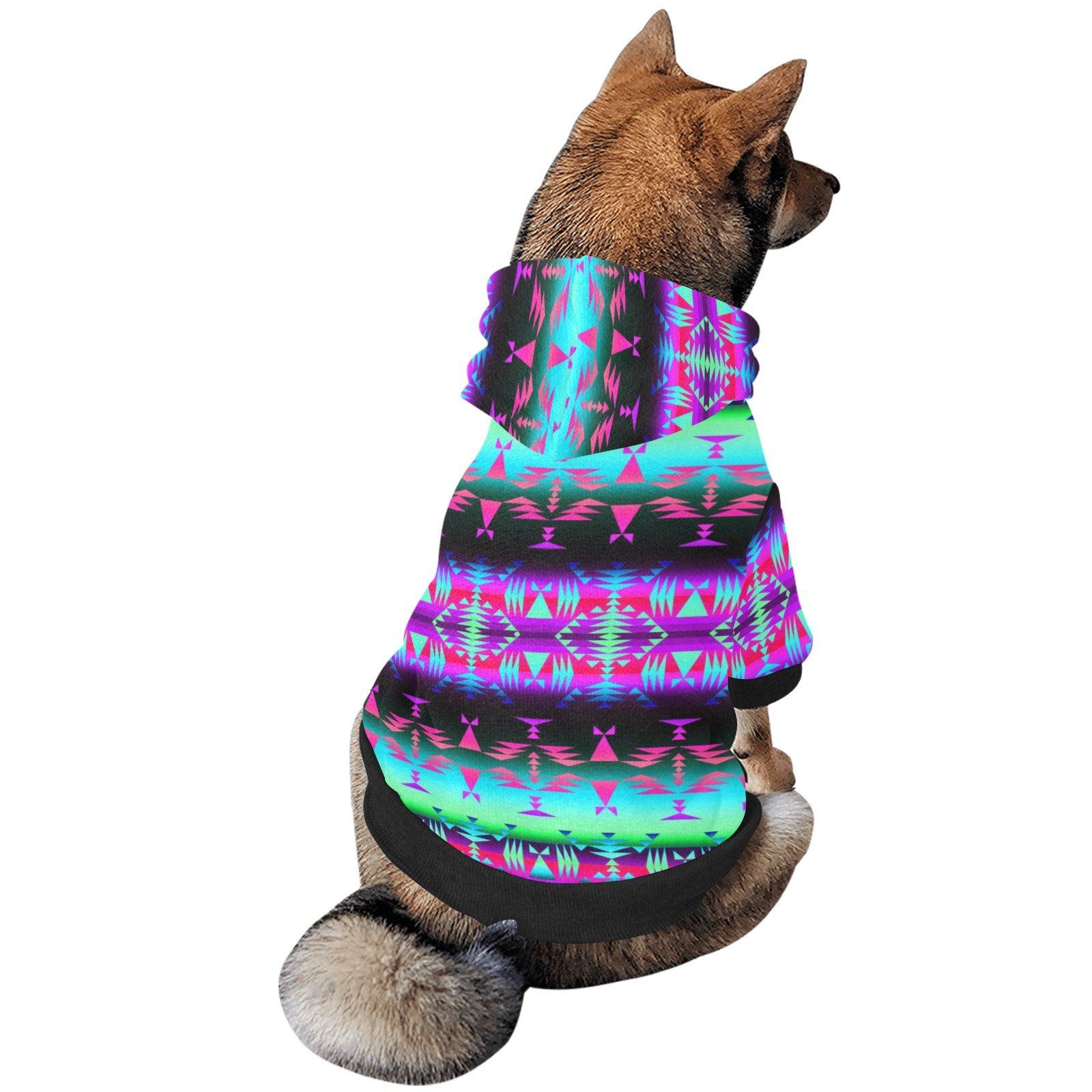 Between the Rocky Mountains Pet Dog Hoodie Pet Dog Hoodie e-joyer