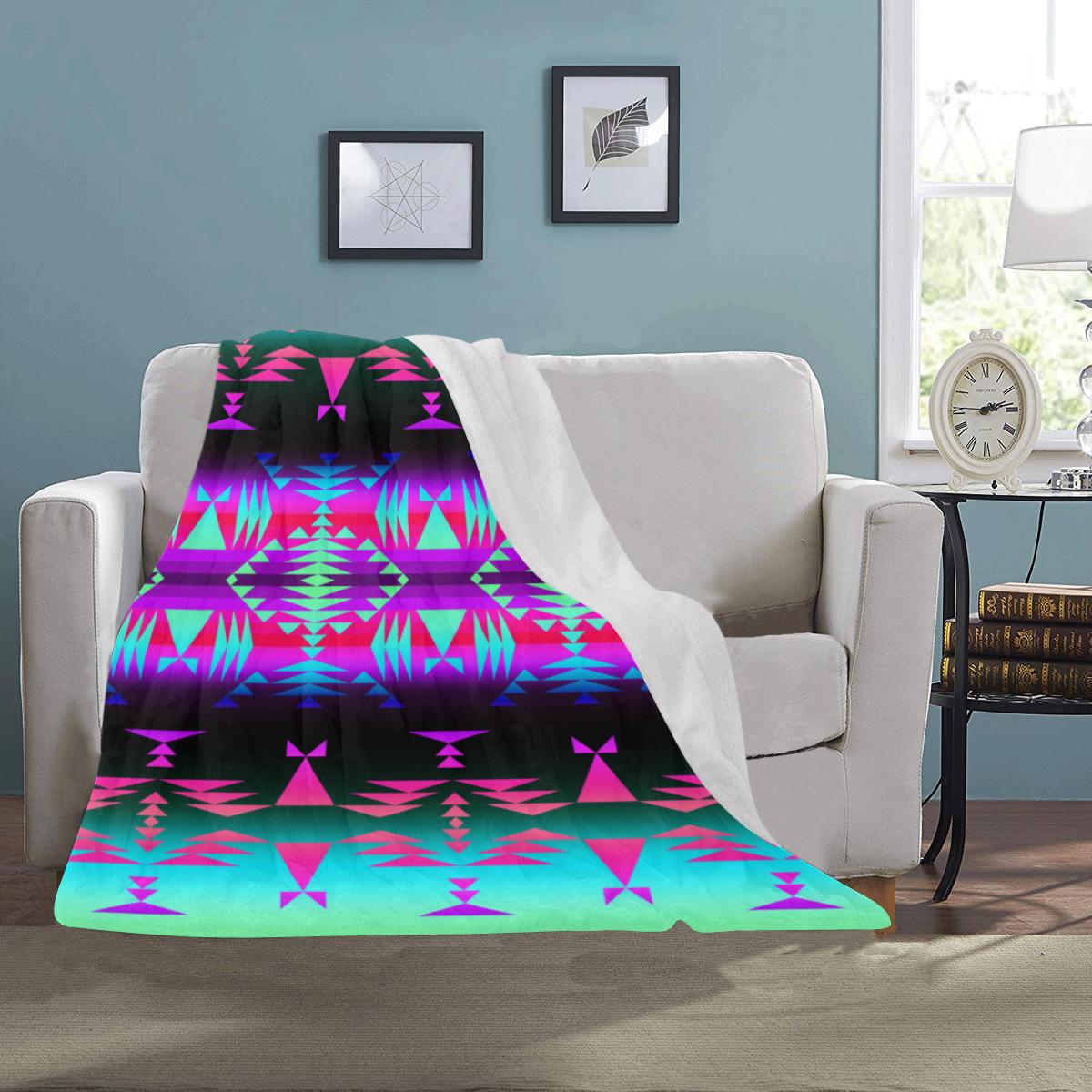 Between the Rocky Mountains Ultra-Soft Micro Fleece Blanket 40"x50" Ultra-Soft Blanket 40''x50'' e-joyer