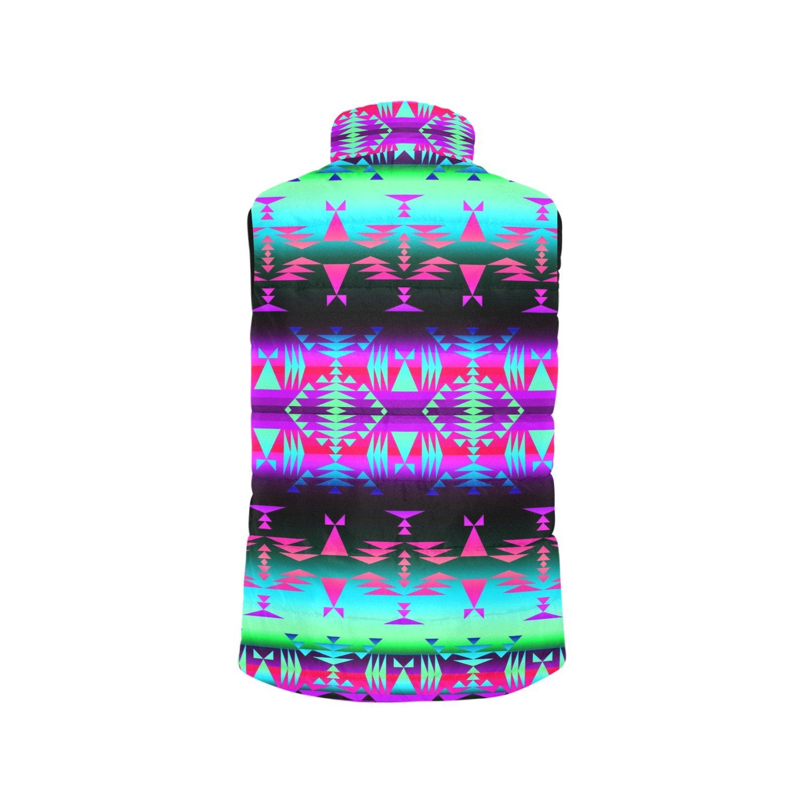 Between the Rocky Mountains Women's Padded Vest Jacket (Model H44) Women's Padded Vest Jacket (H44) e-joyer