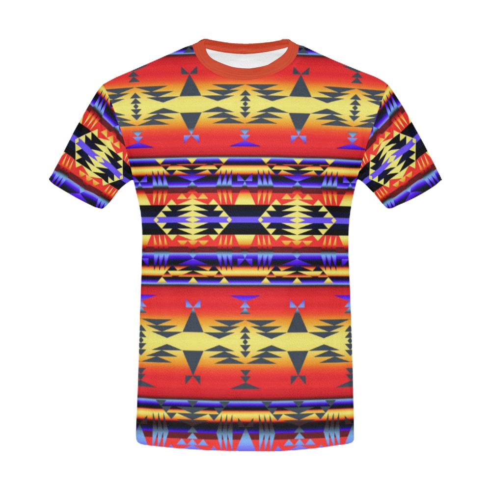 Between the San Juan Mountains All Over Print T-Shirt for Men/Large Size (USA Size) Model T40) All Over Print T-Shirt for Men/Large (T40) e-joyer