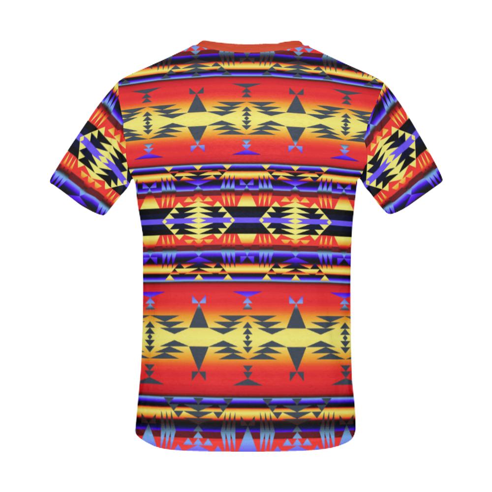 Between the San Juan Mountains All Over Print T-Shirt for Men/Large Size (USA Size) Model T40) All Over Print T-Shirt for Men/Large (T40) e-joyer