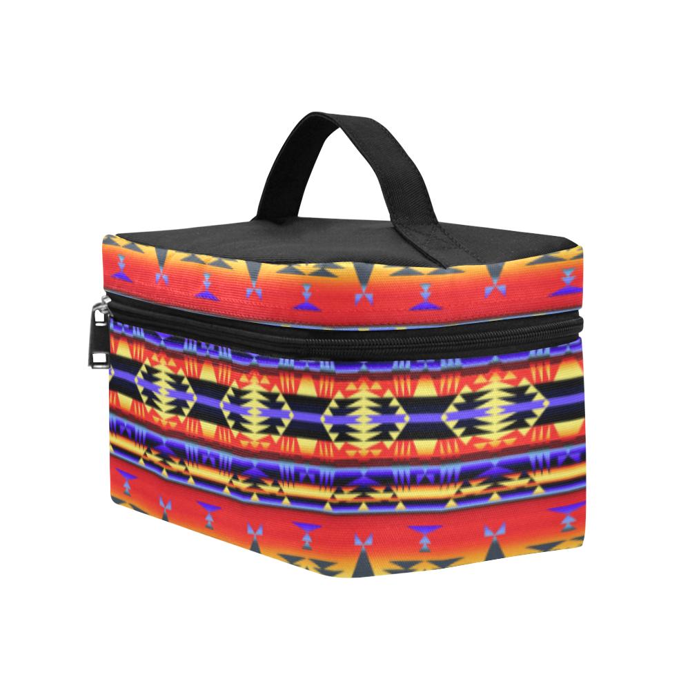 Between the San Juan Mountains Cosmetic Bag/Large (Model 1658) Cosmetic Bag e-joyer