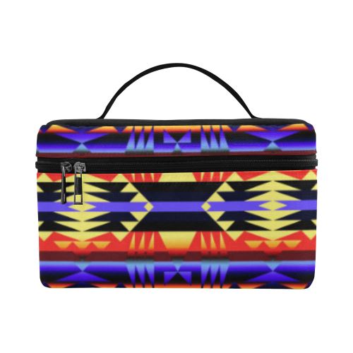 Between the San Juan Mountains Cosmetic Bag/Large (Model 1658) Cosmetic Bag e-joyer