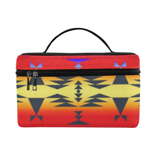 Between the San Juan Mountains Cosmetic Bag/Large (Model 1658) Cosmetic Bag e-joyer